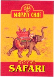 Свідоцтво торговельну марку № 38804 (заявка 2001117075): maisky chai; royal safari
