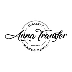 Заявка на торговельну марку № m202608294: since 2016; makes sense; quality; anna transfer