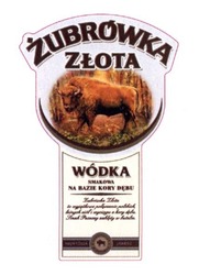 Свідоцтво торговельну марку № 207652 (заявка m201413566): zubrowka zlota; wodka; smakowa; na bazie kory debu