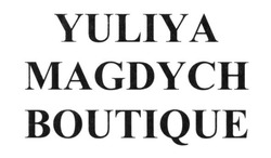 Свідоцтво торговельну марку № 218946 (заявка m201613863): yuliya magdych boutique