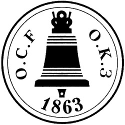 Свідоцтво торговельну марку № 94232 (заявка m200607191): o.c.f.; о.к.з.; 1863