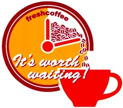 Свідоцтво торговельну марку № 65974 (заявка 20041011047): freshcoffee; it's worth waiting!