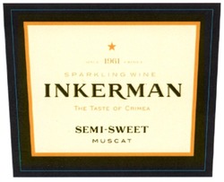 Свідоцтво торговельну марку № 190633 (заявка m201310441): since 1961 crimea; sparkling wine; inkerman; the taste of crimea