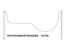Заявка на торговельну марку № m202117807: прогресивний recessed filter