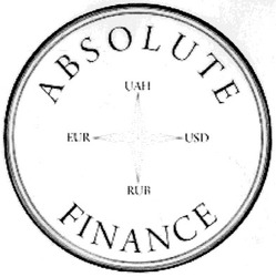 Свідоцтво торговельну марку № 108974 (заявка m200818949): absolute finance; uah; eur; usd; rub