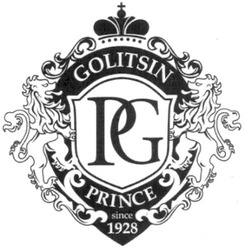 Свідоцтво торговельну марку № 128101 (заявка m200904701): golitsin; pg; prince; since; 1928