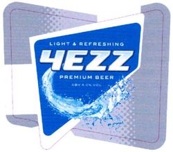 Свідоцтво торговельну марку № 155709 (заявка m201106724): light & refreshing чеzz premium beer; чezz; чезз