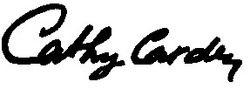 Заявка на торговельну марку № 95041438: CATHY CARDEN; cathy; carden