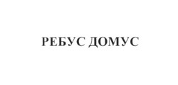 Свідоцтво торговельну марку № 275471 (заявка m201811455): ребус домус