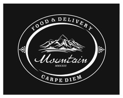 Заявка на торговельну марку № m202421750: mountain; mmxxiii; food & delivery carpe diem