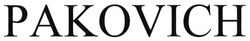 Свідоцтво торговельну марку № 224642 (заявка m201512808): pakovich
