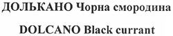 Заявка на торговельну марку № m201019283: dolcano black currant; долькано чорна смородина