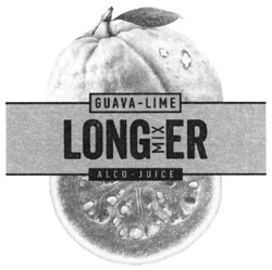 Заявка на торговельну марку № m201904147: guava-lime; guava lime; longer; mix; міх; alco-juice; alco juice