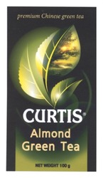 Свідоцтво торговельну марку № 167650 (заявка m201202088): curtis; almond green tea; premium chinese green tea