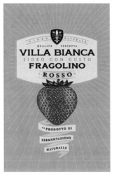 Свідоцтво торговельну марку № 339787 (заявка m202127388): villa bianca sidro con gusto fragolino; qualita perpetta; naturale; rosso; prodotto di fermentazione naturalle