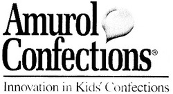 Свідоцтво торговельну марку № 16398 (заявка 96020569): amurol; innovation in kids' confections