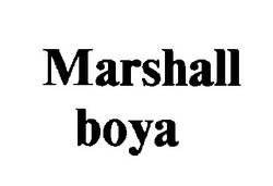 Свідоцтво торговельну марку № 26227 (заявка 98072683): marshall boya