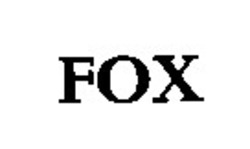 Свідоцтво торговельну марку № 13965 (заявка 95072329): FOX