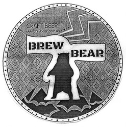Заявка на торговельну марку № m201819494: brew bear; www.brewbear.com.ua; www brewbear com ua; craft beer