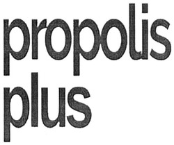 Заявка на торговельну марку № m201811384: propolis plus