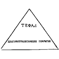 Свідоцтво торговельну марку № 2468 (заявка 72816/SU): тефал противоприлипающее покрытие