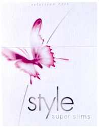 Свідоцтво торговельну марку № 170254 (заявка m201201482): selection rose; style; super slims