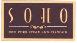 Свідоцтво торговельну марку № 41756 (заявка 2002086436): soho; new york steak and seafood