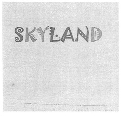Заявка на торговельну марку № m201008523: skyland; sky land