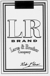 Заявка на торговельну марку № 98041464: lr brand larus & brother