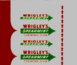 Свідоцтво торговельну марку № 3987 (заявка 59272/SU): wrigley's spearmint; wrigleys
