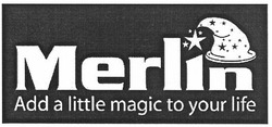 Свідоцтво торговельну марку № 160813 (заявка m201112242): merlin; add a little magic to your life