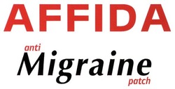 Свідоцтво торговельну марку № 267094 (заявка m201729611): affida anti migraine patch