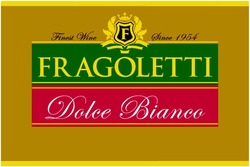 Заявка на торговельну марку № m201900195: fragoletti; dolce bianco; finest wine; since 1954