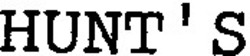 Свідоцтво торговельну марку № 10321 (заявка 94010036): hunt's