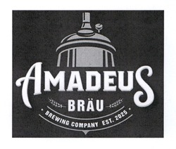 Заявка на торговельну марку № m202507231: brewing company est.2025; amadeus brau