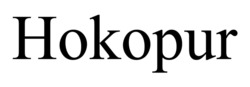 Заявка на торговельну марку № m202318423: hokopur