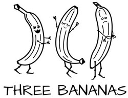 Заявка на торговельну марку № m202113687: three bananas