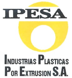 Свідоцтво торговельну марку № 122379 (заявка m200817723): ipesa; industrias plasticas; por extrusion s.a.