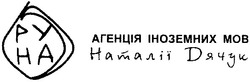 Свідоцтво торговельну марку № 65947 (заявка 20041010807): руна; агенція іноземних мов наталії дячук; pyha