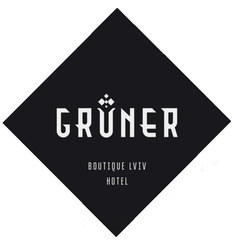 Свідоцтво торговельну марку № 299395 (заявка m201913747): gruner boutique lviv hotel