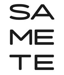 Свідоцтво торговельну марку № 301748 (заявка m201913372): samete; ме; те; same te; sa me te