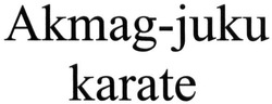 Свідоцтво торговельну марку № 233225 (заявка m201606456): akmag-juku karate