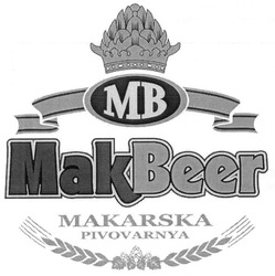 Свідоцтво торговельну марку № 188099 (заявка m201309270): mb; makbeer; makarska pivovarnya; мв