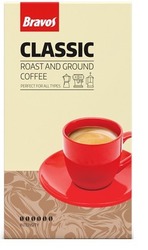 Свідоцтво торговельну марку № 317483 (заявка m202006145): bravos; classic; roast and ground coffee; perfect for all types; intensity