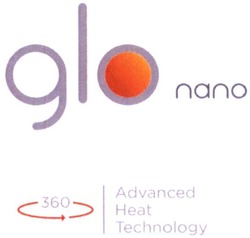 Заявка на торговельну марку № m201930785: glo nano; 360; advanced heat technology