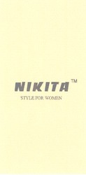 Свідоцтво торговельну марку № 39977 (заявка 2002043309): nikita; style for women