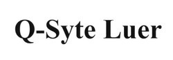 Свідоцтво торговельну марку № 259495 (заявка m201713119): q-syte luer; q syte