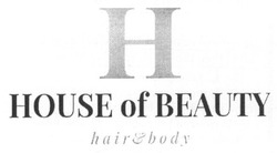 Свідоцтво торговельну марку № 264655 (заявка m201722478): house of beauty hair&body; house of beauty hair body; н