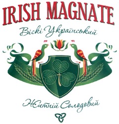 Свідоцтво торговельну марку № 223418 (заявка m201418731): irish magnate; віскі український; житній солодовий