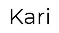 Заявка на торговельну марку № m202112353: kari